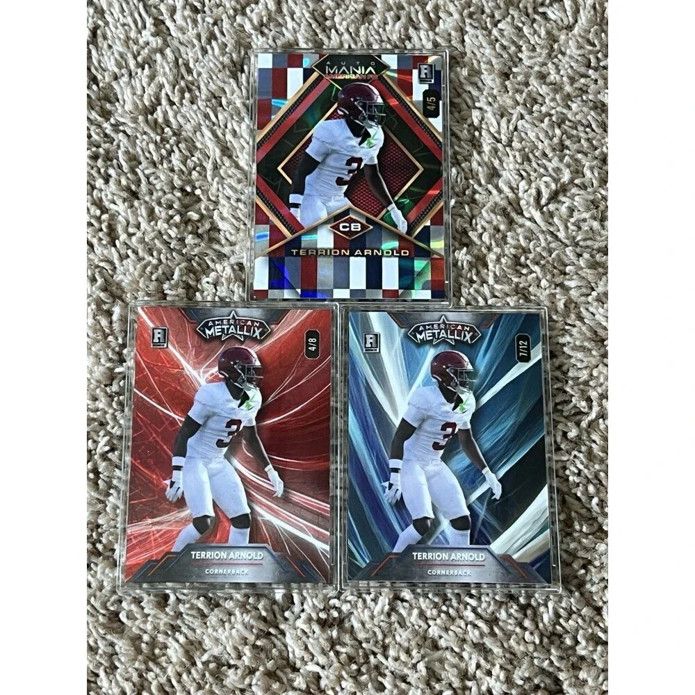2024 Wild Card American Metallix Terrion Arnold Card Lot